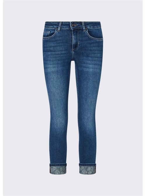 Jeans skinny con applicazioni LIU JO | UF6006D0305/79077
